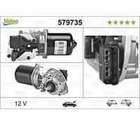 Windscreen Wiper motor 12V VALEO Front Fits Renault Scenic II 2 Grand 2003-