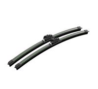 WIndscreen Wipers 2pcs For Berlingo 1996-2023 Car Front Windshield Wiper Blades Windscreen Window Accessories Windshield Wiper Blade(Black-Green,1 (1996-2007))