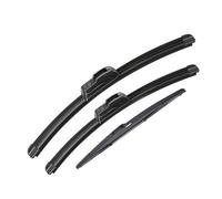 WIndscreen Wipers 3Pcs For Smart For Forfour W454 2007 2006 2005 2004 Car Front Rear Windscreen Wiper Blades Set Windshield Wiper Blade