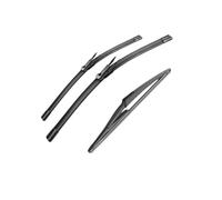 Windscreen Wipers for Benz für Eine Klasse W169 2004 2005 2006 2007 2008 2009 2010 2011 2012 26 "+ 23" + 12", Car Front and Rear Blade Set, Flat Rubber Window Replacement, Silent Cleaning