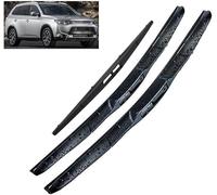 Windscreen Wipers for Mitsubishi Outlander MK3 2013-2020 26"+18"+12", Front Rear Wiper blades Windshield Windscreen Window Brushes Set of Wiper Wiper replacement