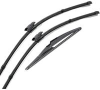 Windscreen Wipers for Renault Captur Kaptur 2016-2019 26"+16"+12", High Efficiency Cleaning Durable Stable Quiet Rubber Strips All Weather Performance