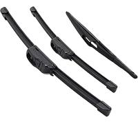 Windscreen Wipers for Renault Clio 2 1998-2005 22"+16"+12", High Efficiency Cleaning Durable Stable Quiet Rubber Strips All Weather Performance