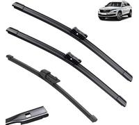 Windscreen Wipers for SKODA Kodiaq NS 2017-2022, Front Rear Wiper blades Windshield Windscreen Window Brushes Set of Wiper Wiper replacement