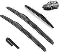Windscreen Wipers for Subaru Forester SH 2008-2013, Front Rear Wiper blades Windshield Windscreen Window Brushes Set of Wiper Wiper replacement
