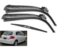 Windscreen Wipers for Toyota Auris MK1 2006-2012 26"16"12", Front Rear Wiper blades Windshield Windscreen Window Brushes Set of Wiper Wiper replacement
