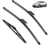 Windscreen Wipers for Toyota C-HR CHR 2016-2023 26"+16"+14", Front Rear Wiper blades Windshield Windscreen Window Brushes Set of Wiper Wiper replacement