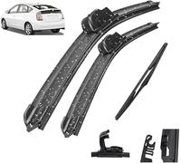 Windscreen Wipers for Toyota Prius 2003-2009 26"+16"+16", Front Rear Wiper blades Windshield Windscreen Window Brushes Set of Wiper Wiper replacement