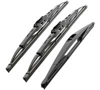 Windscreen wipers front + rear suitable for Opel Corsa C | year 2000 - 2006