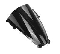 Windscreens Windshield WindScreen Wind Deflectors Motorcycle Double Screen Equipments For Ducati For Panigale V4 V4S 2018 2019 Motorcycle Screen(Black)
