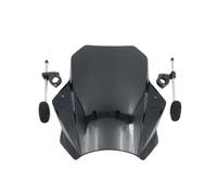 Windshield Accessory For CB1000R CB 1000R CB1000 R Black Windshield Motorcycle Deflector Clamp-On Variable Universal Windscreen Spoiler