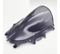 Windshield Airflow Adjustable Extension Wind Windproof Double Bubble Windscreen For YZF R25 R3 Yzf-r25 Yzf-r319-20 street motorbike(Titanium)