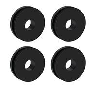 Windshield Bushings, 4PCS Windshield Grommets, Windshield Grommets for Motorcycles, POM Detachable Windscreen Mounting Kit for Road King Black