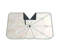 Windshield Cover Sun Shade - 140x80cm Foldable Umbrella Screen for Cars | Thickened Heat Block Front Glass Protector with Quick Open Cooling Feature & Travel Use Guard for SUV Truck Road Trips