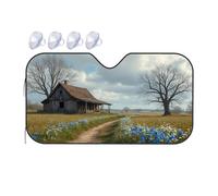 Windshield Cover Sun Shade Abandoned Cabin In The Heart Of Nature Car Windshield Sunshade Window Sun Shade For Car Car Visor(76x140cm)