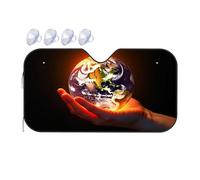 Windshield Cover Sun Shade Protecting Our Planet: A Global Responsibility Car Windshield Sunshade Sun Visor Polarized Sun Visor For Car(70x130cm)