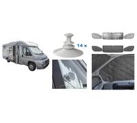 Windshield Cover Thermomats Set Fiat Ducato X290 / Boxer / Jumpe from 2014