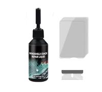 Windshield Crack Repair Kit, 2025 New DIY Glass Cracked Repair Kits, Glass Scratch Remover for Fix Auto Windscreen Glass Cracks/Scratch/Chips/Nicks/Half-Moon/Star-Shaped/Bulls-Eye