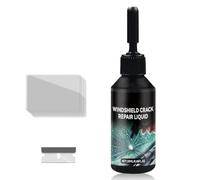 Windshield Crack Repair Kit, 2025 Upgrade Glass Scratch Remover, DIY Glass Cracked Repair Kits for Fix Auto Windscreen Glass Cracks/Scratch/Chips/Nicks/Half-Moon (1pcs)