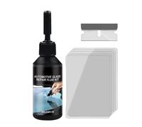 Windshield Crack Repair Kit 20ml Professional Fluid with Scraper
