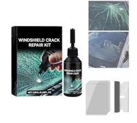 Windshield Crack Repair Kit - Car Glass Repair Kit for Chips, Cracks, Bullseyes & Star Breaks, Quick Fix Resin Fluid (1set)
