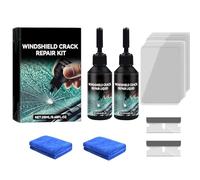 Windshield Crack Repair Kit, Glass Cracked Repair Kits for Chips & Cracks, Glass Scratch Remove Liquid for Quick Fix Windscreen, for Quick Fix Windscreen Cracks, Scratch, Chips, Nicks (2)
