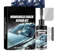 Windshield Crack Repair Kit,Windscreen Glass Scratch Remover Repair,Glass Repair Liquid for Cracks,Quick Fix Windscreen Cracks,Scratch,Chips,Nicks,for All Crack Types,for Fix Auto Windscreen Glass