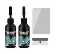 Windshield Cracks Repair Professional 0.05mm Tool Restores Structural Integrity Includes Cleaning Fluid And UV Shield UV Resin Windshield Repair
