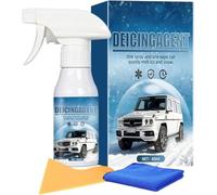 Windshield De-icing Spray, fast-acting and long-lasting formula, automatic de-icing and rapid melting function, suitable for winter emergency kits and home use.