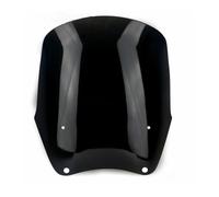 Windshield Deflector Motorcycle 15" Windshield Front Headlight Fairing For Dyna For Street For Bob For Low Rider For FXR For FXD 2007-2017(Black)