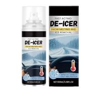 Windshield Deicer Spray,100ml Long-Lasting Anti-Freeze Agent | Ice Melt Spray for Car Windshield | for Winter Window Frost Refrigerator Freezer Outside Outdoor