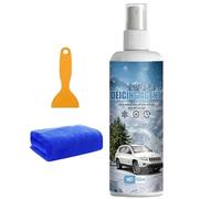 Windshield Deicer Spray, Fast Acting 50ml, Ice Remover Cleaner, Frost Melt Solution, Clear Vision Formula, For Car Truck RV Parking