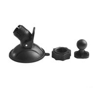 Windshield DVR Camera Mount with Ball Joint Adapter | 360 degree rotation, ball head, viewing angle, secure grip, easy adjustment