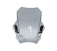 Windshield Extension Motorcycle FOR MACBOR FOR EIGHT FOR MILE 500 FOR SCRAMBLER 2022 2023 2024 Motorcycle Adjustable Windscreen(Light Grey)