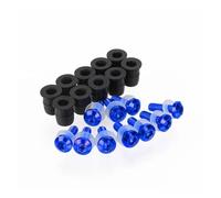 Windshield Fasteners For G310GS 2017-2022 5mm 10PCS Motorcycle Windshield Bolts Screw Nut Fastener(Blue)