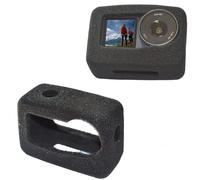Windshield Foam Cover for DJI Osmo Action 6, Wind Noise Reduction Housing Frame Case Windproof Muffler Case