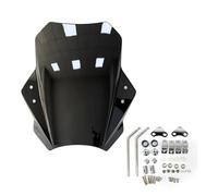 Windshield For BMW Universal Motorcycle Windscreen Windshield Covers Screen Smoke Lens Motorbikes Deflector Wind Deflectors(Black 22-25mm)