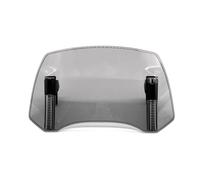 Windshield For CBR 125R For X4 NC700 S X VFR 1200/F XL 1000 Forza 125 Cbf600s SH300-I ST 1100 X-ADV 750 Cbf 600 XL1000 Windshield Extension Adjustable Spoiler Wind Deflectors(Grey)