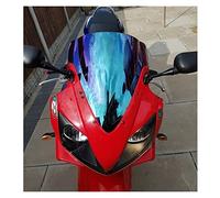 Windshield For CBR 600F CBR600F4i For CBR 600 600F F4i 2001 2002 2003 2004 2005 2006 Motorcycle Double Bubble Windshield WindScreen Screen Motorcycle Wind Deflectors (Color : Black Iridium)