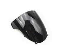 Windshield For For ZX 6R 636 For ZX6R For ZX-6R 2004 2003 Motorcycles Parts Windshield WindScreen Double Bubble Accessories Wind Deflectors(Black)
