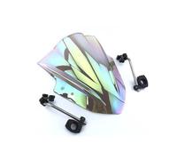 Windshield For FZ6 FZ8N FZ1 FZ8 FZ 1 6 8 XJ6 For MT125 MT-01 MT 01 07 03 09 10 For MT03 For MT09 For MT07 For MT10 Windshield Windscreen & Adjustable Bracket Wind Deflectors(Clear iruidium)