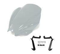 Windshield Front Screens Deflector Motorcycle Motorcycle Deflector | For Suzuki GSX GSX8S 8S 2023 2024 PC Plastic deflector diffuser spoiler Black /Light Smoke/Clear(Light Smoke)