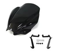 Windshield Front Screens Deflector Motorcycle Motorcycle Deflector | For Suzuki GSX GSX8S 8S 2023 2024 PC Plastic deflector diffuser spoiler Black /Light Smoke/Clear(Black)