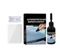 Windshield Jump Repair Kit - Repair Liquid for Windscreen, with Tool Prevents Spreading Clear Surface Liquid for Workshop On the Go Garage DIY Beginners