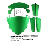 Windshield Lift Compatible with KLR650 Motorcycle 2008-2018 Models Height Adjustable Accessory Compatible With Various Brands(Green)