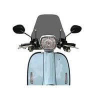 Windshield Motorcycle For Royal For Alloy For GP150 RA150 GP125 Transparent Gray 33CM Transparent Motorcycle Windshield Windscreen Front Glass Motorcycle Windscreen Deflectors(Grey)