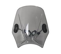 Windshield Motorcycle Windscreen Windshield Universal 22MM/28MM/25MM Handlebars(Light Smoke)