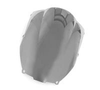 Windshield Motorcycle Windshield For Kawasaki For Ninja For ZX6R 636 For ZZR600 2000-2009 Wind Deflectors Screen Double Bubble Spoiler Extension Screen(Chrome)