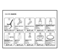 Windshield Mounting Kit GIVI a443a for Kymco People GTi 125-200-300