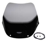 Windshield MRA original shape screen smoke grey with ABE for Suzuki GSF
